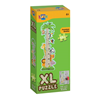 Παζλ Μέτρησης ύψους XL Ζωάκια Luna Toys Χρωματισμού 2 όψεων 25 Τμχ. 95x30 εκ. 000622938