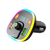ΑΝΑΜΕΤΑΔΟΤΗΣ FM-TRANSMITER  Bluetooth με οθόνη και RGB MXFT-03 black