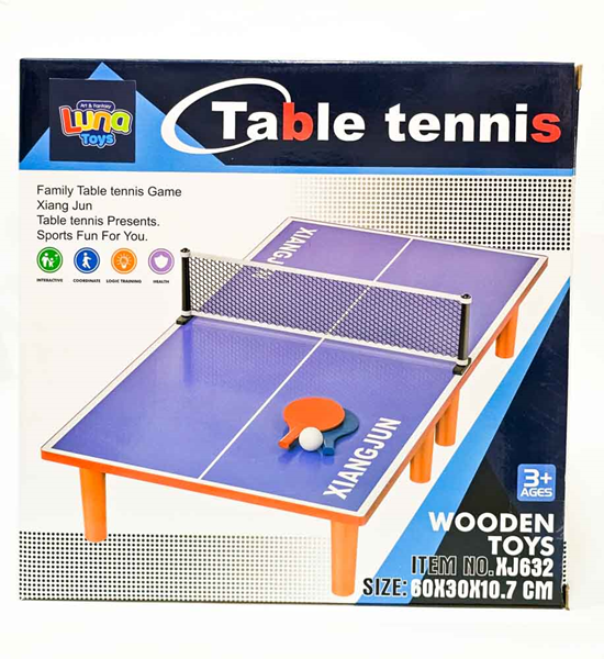 PING-PONG ΞΥΛΙΝΟ ΕΠΙΤΡΑΠΕΖΙΟ 60Χ30Χ10.7CM LUNA 000622997
