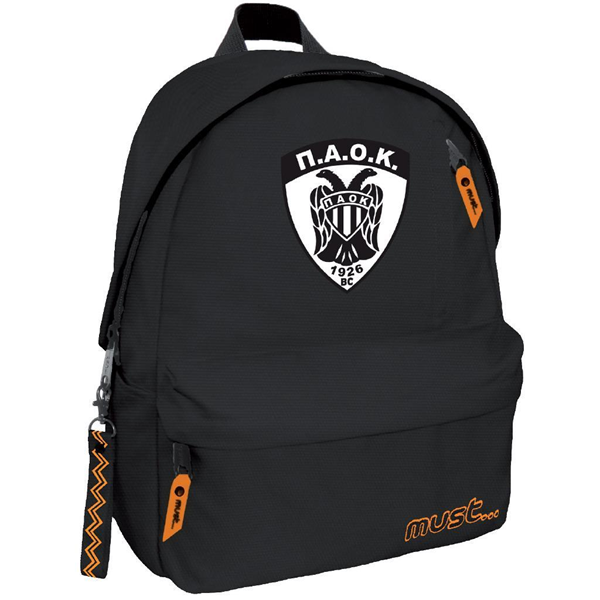 ΤΣΑΝΤΑ ΠΛΑΤΗΣ MUST MONOCHROME PAOK 1 ΚΕΝΤΡΙΚH  ΘΗΚH  32x17x42 εκ. 000132007