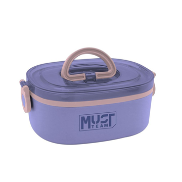ΦΑΓΗΤΟΔΟΧΕΙΟ 750ML ΑΝΟΞΕΙΔΩΤΟ ΜΕ ΚΟΥΤΑΛΙ 19,5X14X7,6ΕΚ  2ΧΡ MUST TEAM