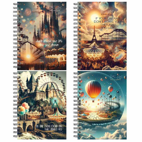 ΗΜΕΡΟΛΟΓΙΟ ΑΚΑΔΗΜΑΙΚΟ SPIRAL LUNA PARK 14Χ21 ΣΕΠΤ.2025-ΑΥΓ.2026 937003