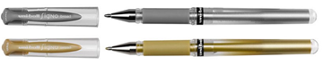 ΣΤΥΛΟ UNI SINGO 1,0mm  ΑΣΗΜΙ ΧΟΝΔΡΟ UM-153