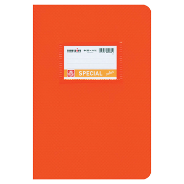 ΤΕΤΡΑΔΙΟ SPECIAL COLOR ΡΙΓΕ 17Χ25 50Φ 70gr ΠΟΡΤΟΚΑΛΙ 4065