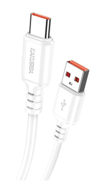 ΚΑΛΩΔΙΟ USB-C σε USB KAKUSIGA KSC-982, 3A, 480Mbps, 1m, λευκό