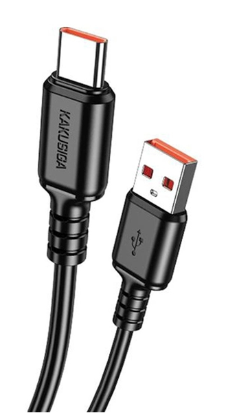 ΚΑΛΩΔΙΟ USB-C σε USB KAKUSIGA KSC-982, 3A, 480Mbps, 1m, μαύρο