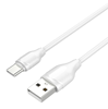 ΚΑΛΩΔΙΟ USB-C σε USB LDNIO USB-C σε USB LS372, 2.1A, 2m, λευκό