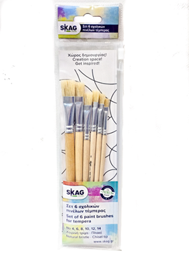 ΠΙΝΕΛΑ SKAG ΣΕΤ 4Τ (ΠΛΑΚΕ 12,14,18,20) GLUE & VARNISH Νο 288651