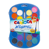 ΝΕΡΟΧΡΩΜΑΤΑ CARIOCA AQUARELL  24TEM ΜΕΣΑΙΟ ΣΤΡΟΓΓΥΛΑ Φ30mm No 42405