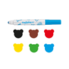 ΜΑΡΚΑΔΟΡΟΙ CARIOCA BABY ΣΕΤ 6 ΤΕΜΑΧΙΑ 6mm MAXI TIP  42815