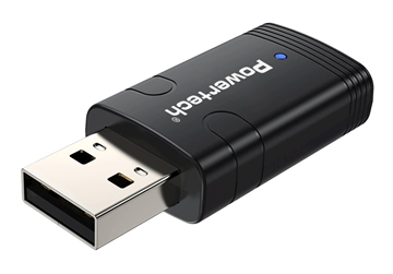 ΑΝΤΑΠΤΟΡΑΣ DUAL WIFI-BLUETOOTH POWERTECH ασύρματος USB αντάπτορας δικτύου & Bluetooth 5.3 PT-1387, 900Mbps WiFi 6
