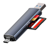 ΑΝΤΑΠΤΟΡΑΣ POWERTECH card reader PT-1343 για SD & micro SD, USB 3.2, 5Gbps, γκρι