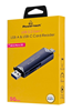 ΑΝΤΑΠΤΟΡΑΣ POWERTECH card reader PT-1343 για SD & micro SD, USB 3.2, 5Gbps, γκρι