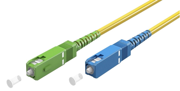 ΚΑΛΩΔΙΟ ΟΠΤΙΚΗΣ ΙΝΑΣ GOOBAY SC-APC 59660, Singlemode OS2, 3m, κίτρινο