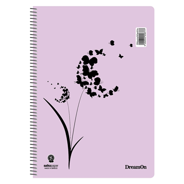 ΤΕΤΡΑΔΙΟ ΣΠΙΡΑΛ SALKO DREAM ON 17X25 60Φ 120σελ. ΘΕΜΑΤΑ 2 5872