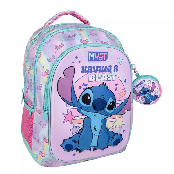 ΤΣΑΝΤΑ ΠΛΑΤΗΣ ΔΗΜΟΤΙΚΟΥ STITCH LILO 3 ΘΗΚΕΣ  32Χ43Χ18cm 000564812