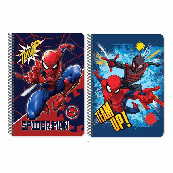 ΤΕΤΡΑΔΙΟ ΣΠΙΡΑΛ 17Χ25 2ΘΕΜ 60Φ SPIDERMAN 2ΣΧ. 000508552 2025