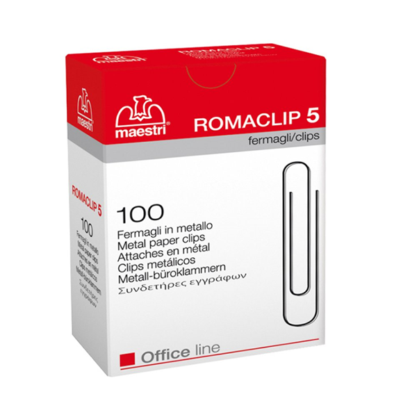 ΣΥΝΔΕΤΗΡΕΣ ROMA MAESTRI No4 33mm 100ΤΕΜ ΓΑΛΒΑΝΙΖΕ