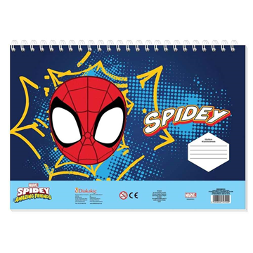 ΜΠΛΟΚ ΖΩΓΡΑΦΙΚΗΣ MUST TEAM SPIDERMAN 23X33cm A4 40Φ ΜΕ ΣΤΕΝΣΙΛ ΚΑΙ ΑΥΤΟΚΟΛΛΗΤΑ 000508555