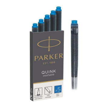 ΑΜΠΟΥΛΕΣ ΜΕΛΑΝΗΣ ΠΕΝΑΣ PARKER ΜΠΛΕ ΣΕΤ 5τεμ.