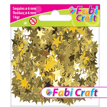ΠΟΥΛΙΕΣ ΑΣΤΕΡΑΚΙΑ ΧΡΥΣΑ  1εκ ΣΑΚ.14ΓΡΑΜ FABI 130331