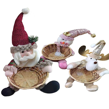 ΚΑΛΑΘΙ ΧΡΙΣΤΟΥΓΓΕΝΩΝ ΜΕ ΦΙΓΟΥΡΑ ΛΟΥΤΡΙΝΗ 35Χ20cm 93-4033