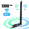 ΑΝΤΑΠΤΟΡΑΣ WIFI POWERTECH PT-1132, 1300Mbps, DUAL BAND 2.4/5GHz USB 3.2 6DBI
