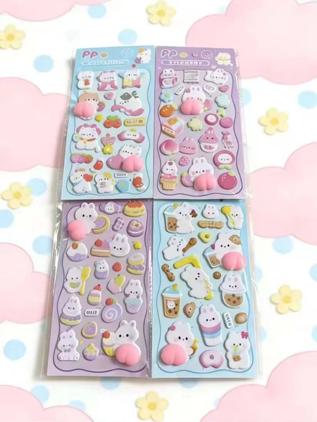 ΑΥΤΟΚΟΛΛΗΤΑ ΝΕΡΟΥ και Squishy Pencilia sticker 15Χ22ΕΚ. ΔΙΑΦΟΡΑ ΣΧΕΔΙΑ 13-1540