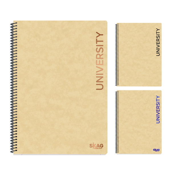 ΤΕΤΡΑΔΙΟ ΣΠΙΡΑΛ SKAG UNIVERSITY PLUS UV 17X25 60Φ*120σελ. ΘΕΜΑTA 2