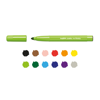 ΜΑΡΚΑΔΟΡΟΙ CARIOCA JUMBO ECO RECYCLED ΣΕΤ 12 ΤΕΜΑΧΙΑ 6mm MAXI TIP  43461