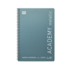 ΤΕΤΡΑΔΙΟ ΣΠΙΡΑΛ ACADEMY METALLIC 17X25cm B5 2 ΘΕΜΑΤΑ 60φ. ΑΣΟΡΤΙ