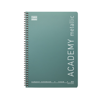ΤΕΤΡΑΔΙΟ ΣΠΙΡΑΛ ACADEMY METALLIC 17X25cm B5 2 ΘΕΜΑΤΑ 60φ. ΑΣΟΡΤΙ
