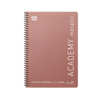 ΤΕΤΡΑΔΙΟ ΣΠΙΡΑΛ ACADEMY METALLIC 17X25cm B5 2 ΘΕΜΑΤΑ 60φ. ΑΣΟΡΤΙ
