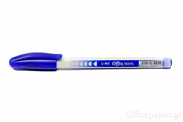 ΣΤΥΛΟ LINC -OFFIX TRISYS fine 1.0mm ΜΠΛΕ ΜΕΛΑΝΗ 1 ΤΕΜΑΧΙΟ