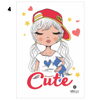 ΤΕΤΡΑΔΙΟ ΚΑΡΦΙΤΣΑ CUTE GIRL 17X25 40Φ SALKO 7140