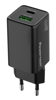 ΦΟΡΤΙΣΤΗΣ ΜΠΡΙΖΑΣ POWERTECH PT-1501, USB/USB-C, 65W, GaN, μαύρος,PD,QC4.0