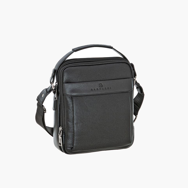 ΤΣΑΝΤΑΚΙ ΩΜΟΥ BARTUGGI 7Χ20X23cm ΜΑΥΡΟ-ΚΑΦΕ  Νο 718-90063
