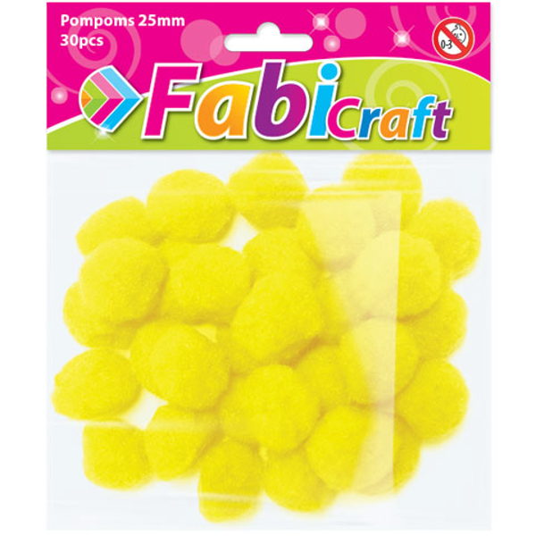 ΠΟΜ ΠΟΜ FABI 25mm 30TEM ΚΑΦΕ