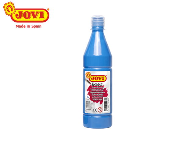 ΤΕΜΠΕΡΑ JOVI BASIC 500ml ΓΑΛΑΖΙΟ-BLUE CYAN ΙΣΠΑΝΙΑΣ