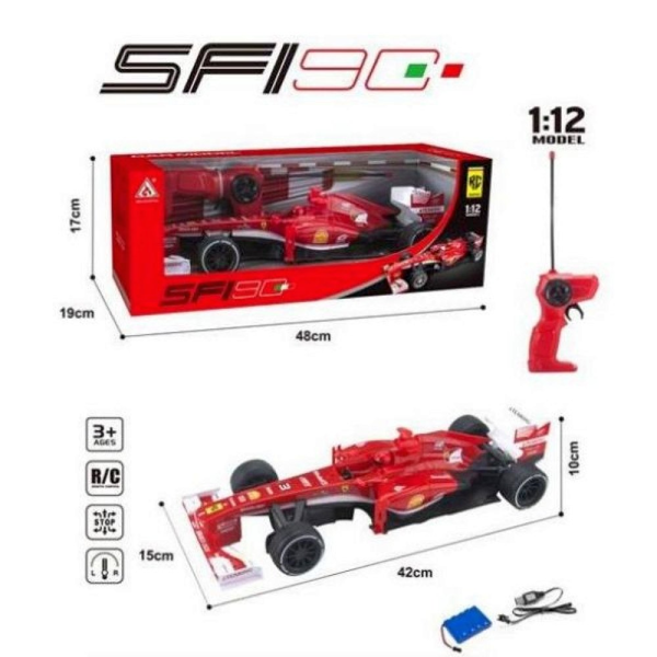 Τηλεκατευθυνόμενο Όχημα Αγωνιστικό Formula 1 1:12 0145419