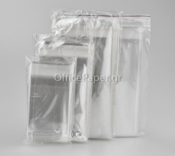 ΣΑΚΟΥΛΑΚΙΑ PP 12X18mm ΚΑΘΑΡΟ  ΣΕΤ/100Τ ΜΕ ΑΥΤΟΚΟΛΛΗΤΟ