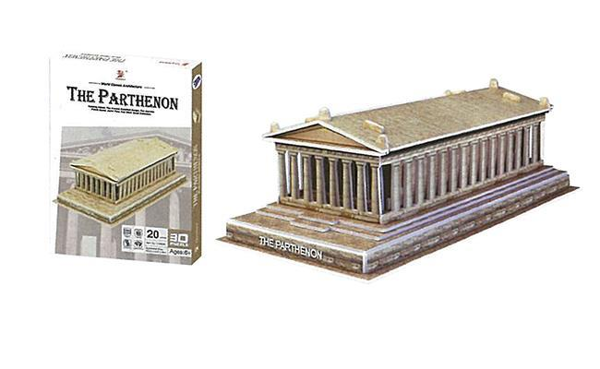 ΠΑΖΛ Charmland 3D "Παρθενώνας" Υ8x24x12εκ. 20 τεμαχίων