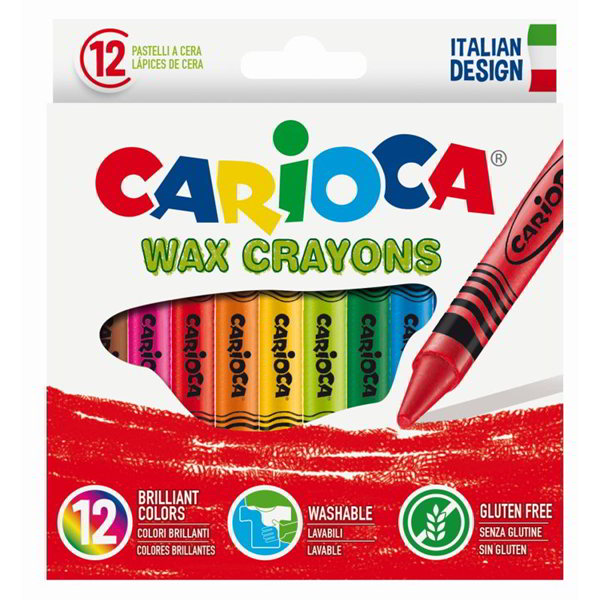 ΚΗΡΟΜΠΟΓΙΕΣ CARIOCA ΜΑΧΙ 12TEM 12εκ. JUMBO ΧΟΝΔΡΕΣ ΜΑΧΙ Φ12mm