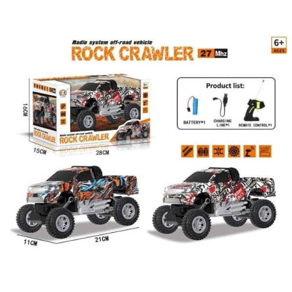 Τηλεκατευθυνόμενο Όχημα Off-Road 1:18 Με Καρότσα 2.4GHz 2 Χρώματα Σ18 0114244