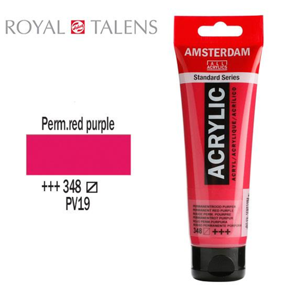 ΑΚΡΥΛΙΚΟ ΧΡΩΜΑ AMSTERDAM 120ml PERM.RED PURPLE σωληνάριο N348