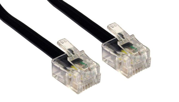 ΚΑΛΩΔΙΟ ΤΗΛΕΦΩΝΟΥ 5M/4pin ΜΑΥΡΟ POWERTECH CAB-T010