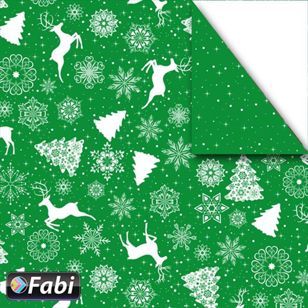 ΧΑΡΤΟΝΙ ΦΩΤΟ FABI ΧΜΑS DECO GREEN 3 50X70 1455081
