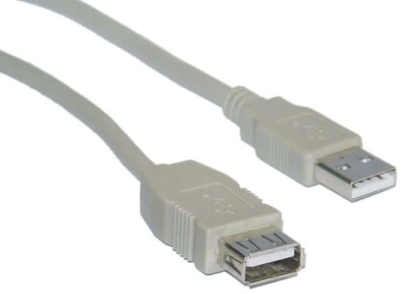 ΚΑΛΩΔΙΟ USB 2.0 ΑΡΣΕΝΙΚΟ-ΘΥΛΗΚΟ ΕΠΕΚΤΑΣΗ 5Μ POWERTECH GREY CAB-U080