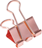 ΚΛΙΠΣ DELI 19mm ΠΛΑΤΟΣ κουτί 25τεμαχίων ROSE GOLD SERIES
