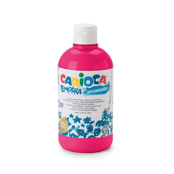 ΤΕΜΠΕΡΑ CARIOCA 500ml ΦΟΥΞΙΑ - MAGENTA